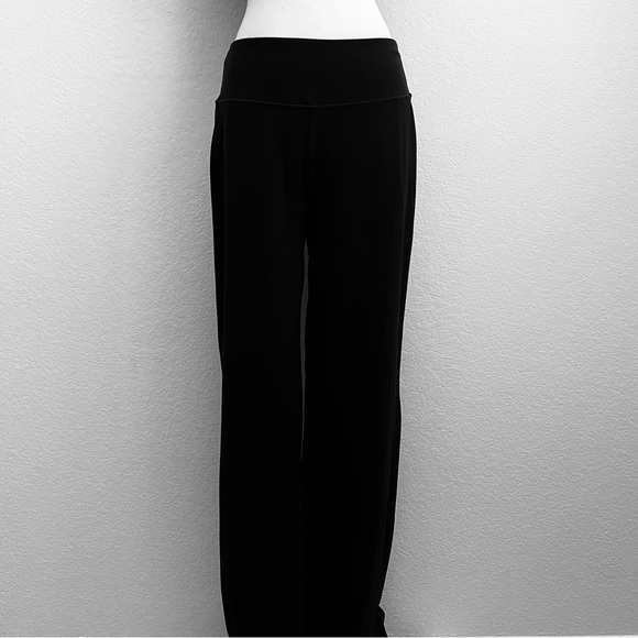 FLX Elevate Ponte Flare Wide Slit Leggings/Pants with Pockets - Picture 2 of 9